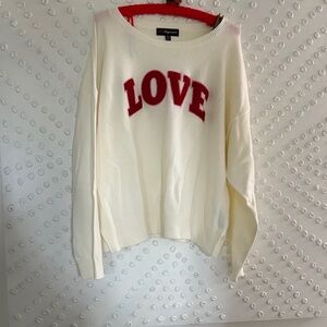 Love Sweater in Cream by